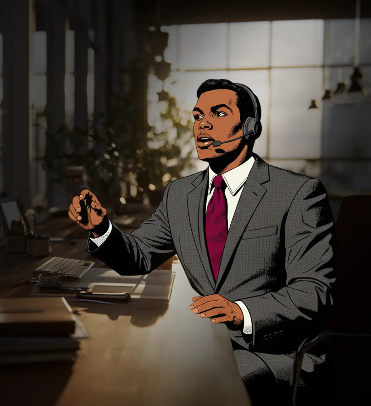 While you're out, Stan's finding new clients